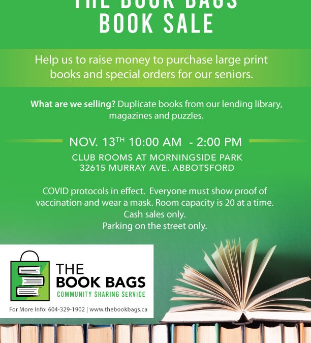 The Book Bags Book Sale – November